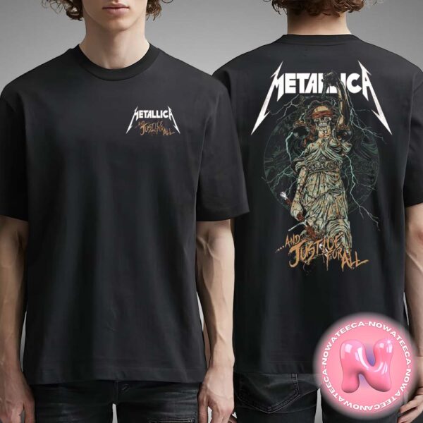 Metallica And Justice For All Pinball Art The Black Album By Rhys Cooper Two Sides Unisex T-Shirt