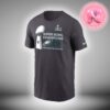 Nike Black Philadelphia Eagles Super Bowl LIX Champions Parade Two Sides Unisex T-Shirt