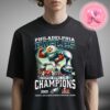 Philadelphia Eagles Vs Kansas City Chiefs 2025 NFL Super Bowl Matchups At New Orleans LA On February 9th 2025 Unisex T-Shirt