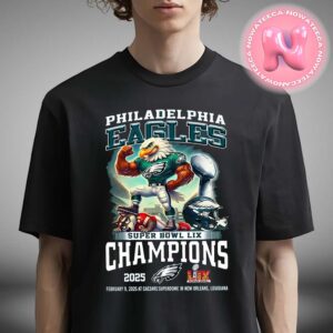 Philadelphia Eagles Super Bowl LIX Champions 2025 Limited Tee Unisex T-Shirt