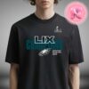 Philadelphia Eagles Nike Super Bowl LIX Champions Locker Room Trophy Collection Two Sides Unisex T-Shirt