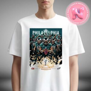 Philadelphia Eagles Vs Kansas City Chiefs 2025 NFL Super Bowl Matchups At New Orleans LA On February 9th 2025 Unisex T-Shirt