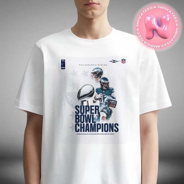 Saquon Barkley Super Bowl Champions Philadelphia Eagles NFL Season 2024-2025 Unisex T-Shirt