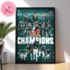 Saquon Barkley Crowns His Historic Season With A Super Bowl LIX Champions NFL 2024-2025 Home Decor Poster Canvas