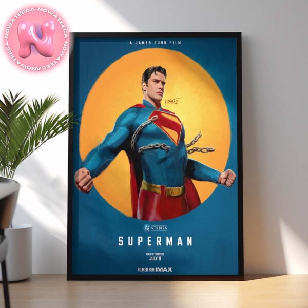 Superman A James Gunn Film New Poster Only In Theaters July 11th 2025 Home Decor Poster Canvas