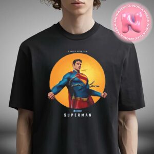 Superman A James Gunn Film New Poster Only In Theaters July 11th 2025 Unisex T-Shirt