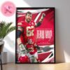 Xavier Worthy Winning The Mack Lee Hill Rookie Of The Year Award Kansas City Chiefs NFL 2025 Season Home Decor Poster Canvas