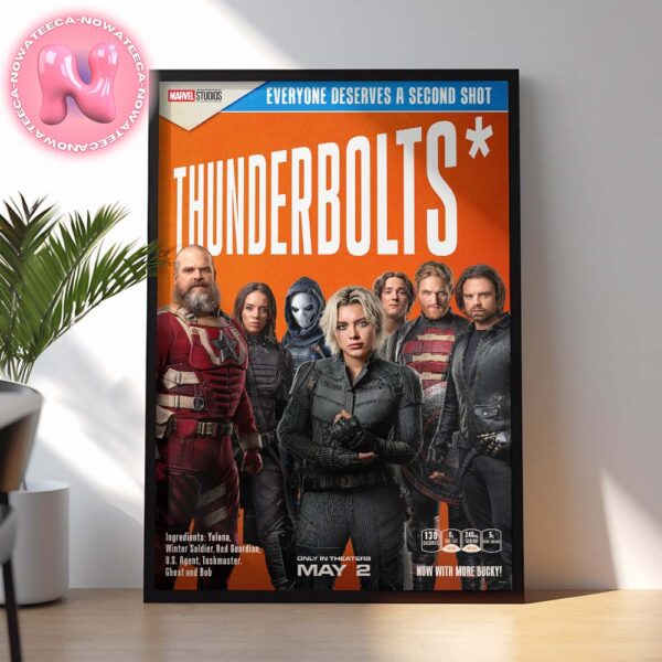 Thunderbolts Marvel Studios New Poster Releasing On May 2 2025 Home Decor Poster Canvas