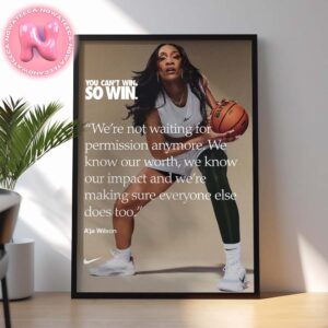 You Can’t Win So Win Aja Wilson x Nike New Song For Super Bowl LIX Season 2024-2025 Home Decor Poster Canvas