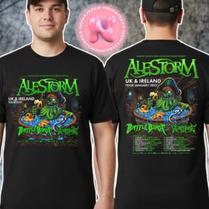 Battle Beast And Wizardthrone Join Alestorm for UK And Ireland January 2027 Tour Two Sided T-Shirt